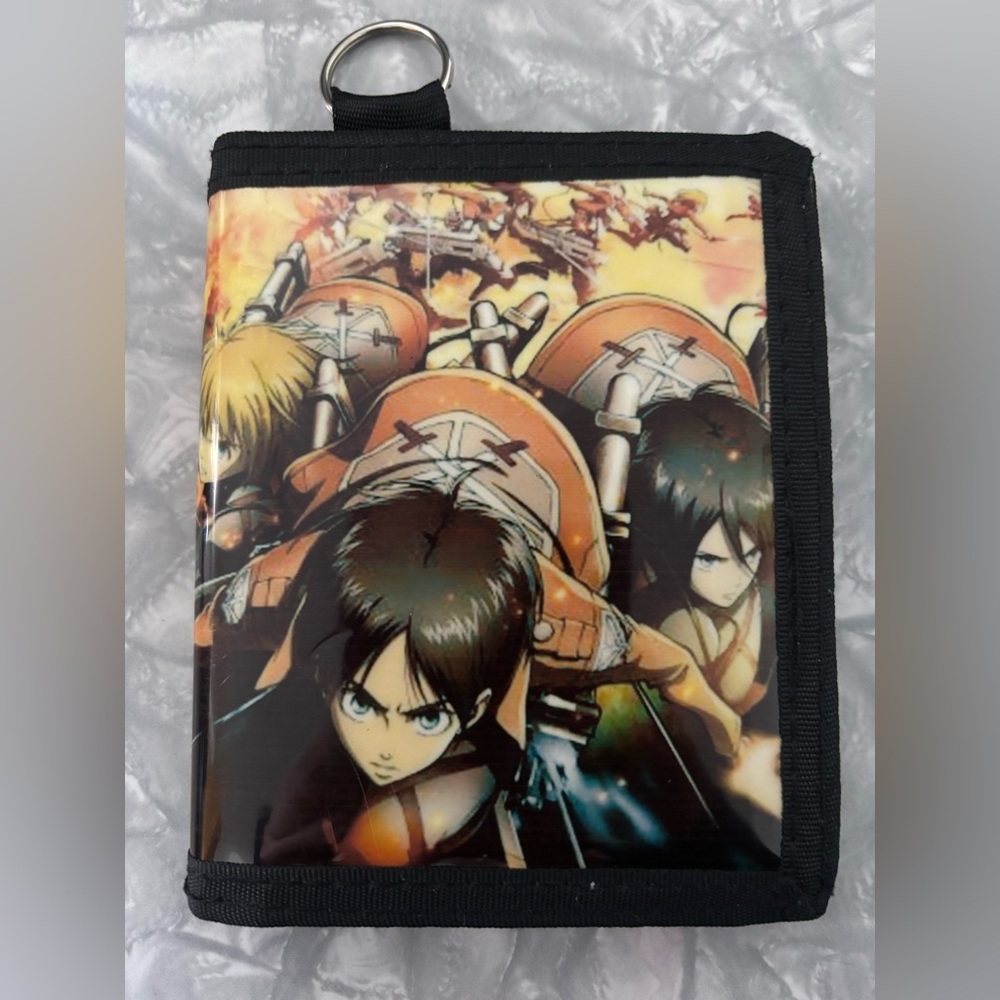 Attack on Titan Trifold Velcro Wallet Anime